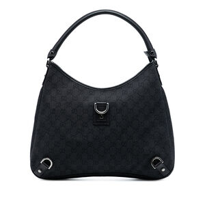 Pre-Loved Gucci GG Canvas Abbey D Ring Shoulder Bag